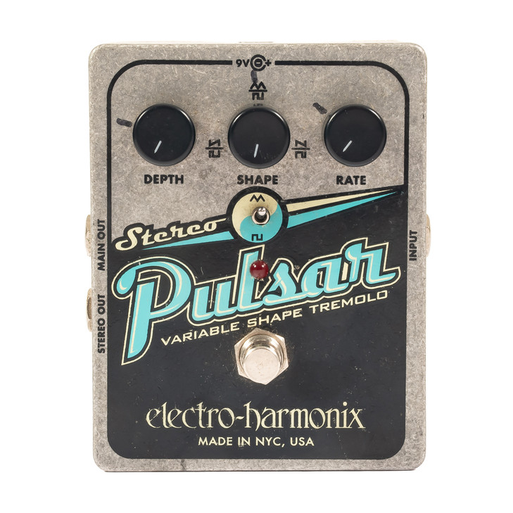 Electro-Harmonix Stereo Pulsar Variable Shape Tremolo Pedal USED