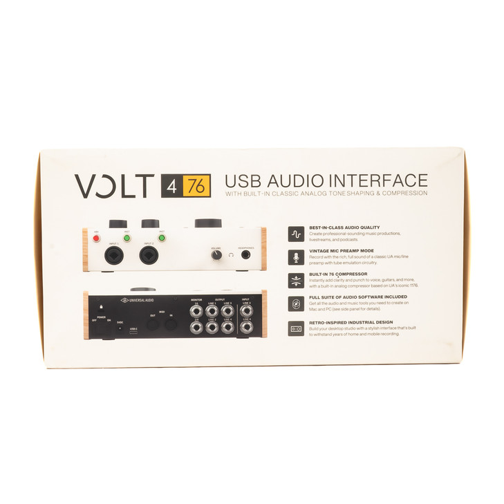 Universal Audio Volt 476P USB-C Audio Interface w/Sealed Box NOS
