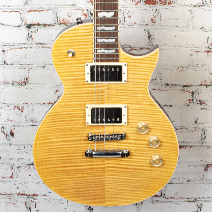 LTD 2021 EC-256 FM Electric Guitar Natural w/Bag USED