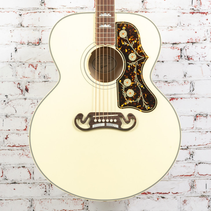 Gibson - SJ-200 Standard - Acoustic-Electric Guitar - Classic White - w/ Hardshell Case