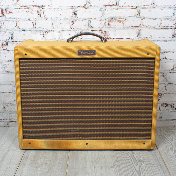 Fender - Blues Deluxe 1x12" 40W Tube Guitar Combo Amplifier w/Cover, Cables & FSW - USED