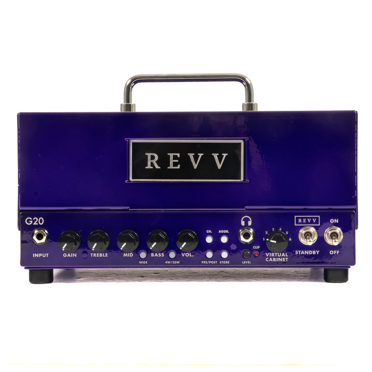 Revv G20 2-Channel 20/W Tube Guitar Amplifier Head Purple USED