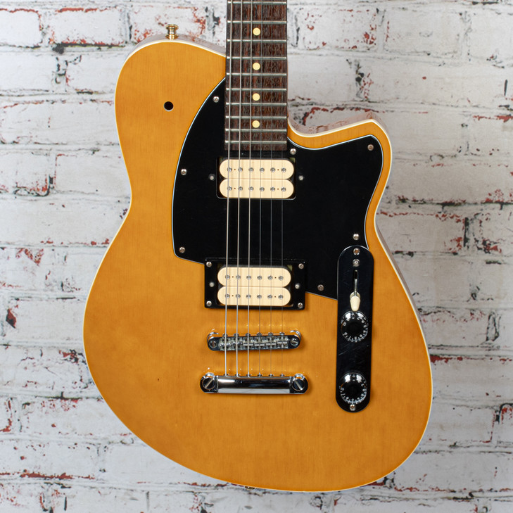 Reverend 2016 Charger HB Korina Electric Guitar Natural w/DiMarzio Super Distortion PUPs USED