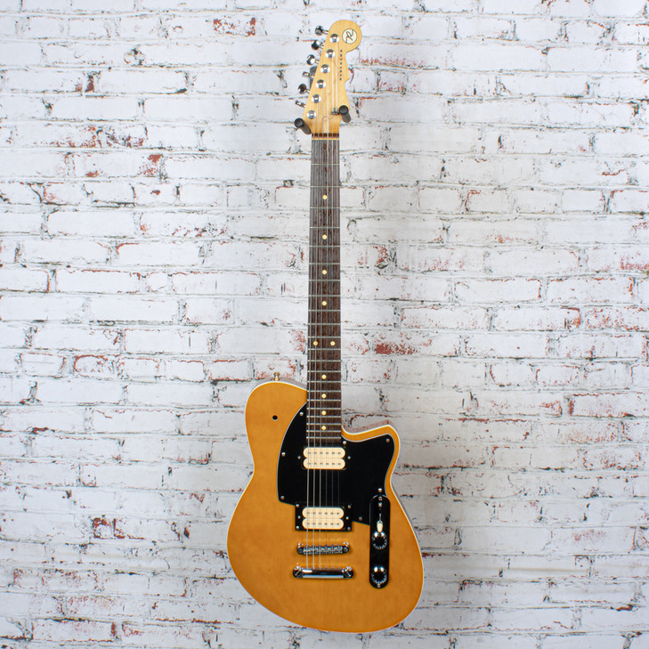 Reverend - 2016 Charger HB Korina Electric Guitar - Natural w/DiMarzio Super Distortion PUPs - USED