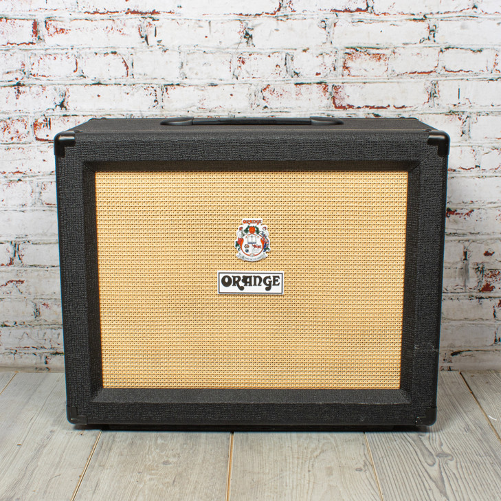 Orange PPC112 16ohm 2x12" 60W Guitar Extension Cabinet Black USED