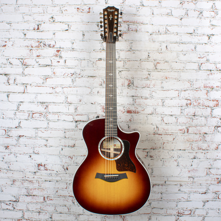 Taylor - (2025) 454ce TSB - 12-String Acoustic-Electric Guitar - Tobacco Sunburst Top - with  Hardshell Case - x5085