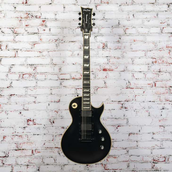 Harley Benton - L 1000 Active Electric Guitar Black With EMG Pups - USED
