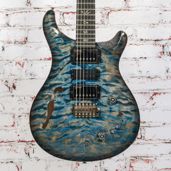 PRS - Paul Reed Smith Special 22 - Semi-Hollow Electric Guitar - Quilt Maple w/Swamp Ash Back - Cobalt Smokeburst - 10-Top  - w/ Hardshell Case - x8452
