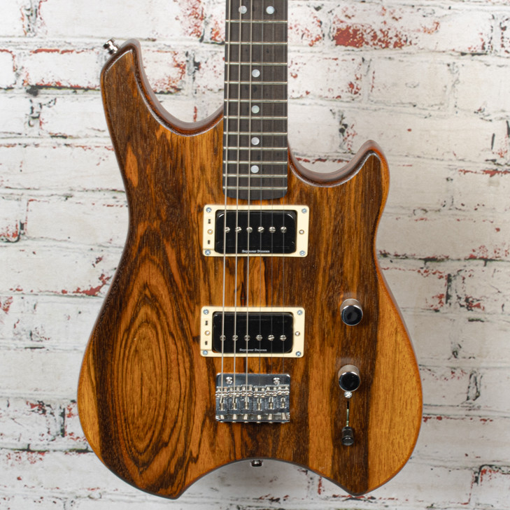 Unbranded Electric Guitar Natural Warmoth Neck Duncan P-Rails and HSC USED