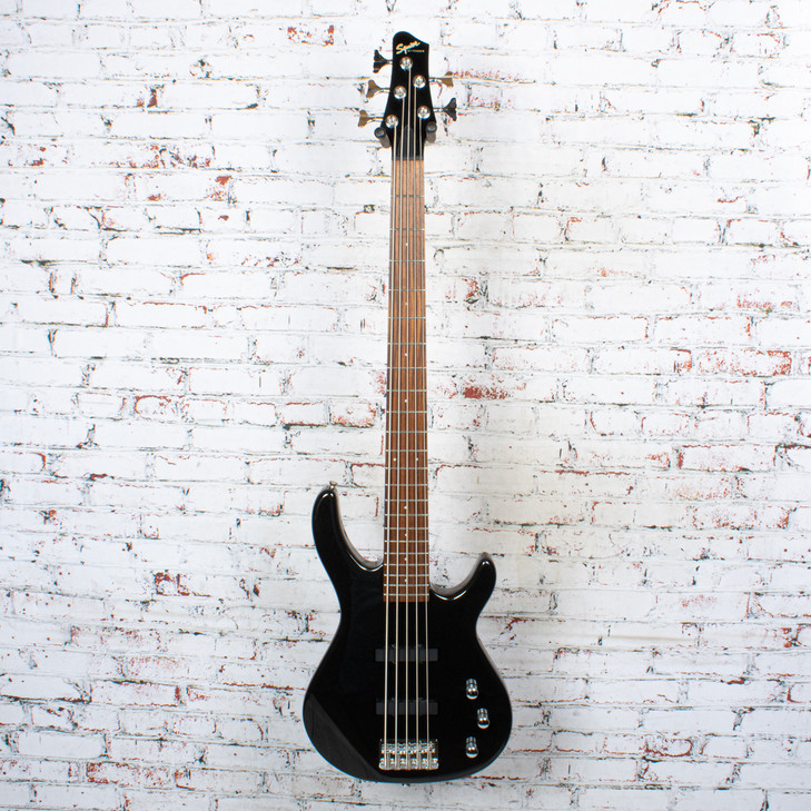 Squier - 2002 MB-5 Electric Bass Black Metallic - USED