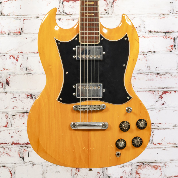 Aria 70s Double Cut Electric Guitar Natural Gloss USED