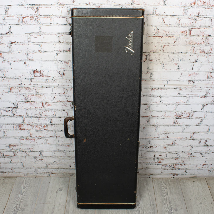 Fender - Multi-Fit Bass Hardshell Case - Black Tolex & Orange Plush Interior - VINTAGE