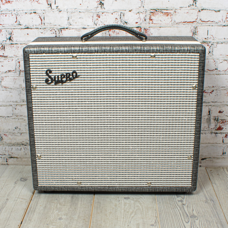Supro 1790 Black Magick 1x12 8 Ohm 75 Watt Extension Cabinet USED