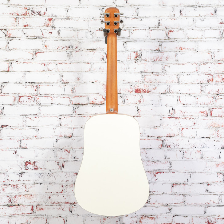 Blue Lava - Travel Acoustic Guitar White with Bag - USED
