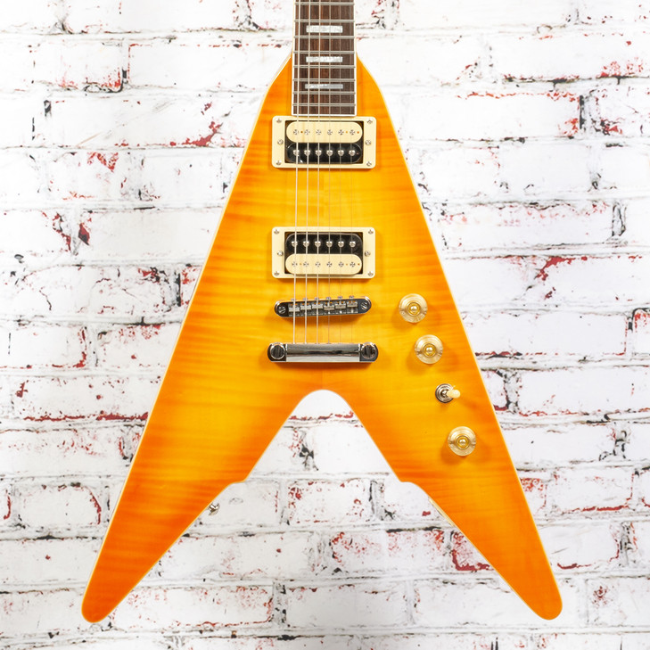 Firefly Classic Flying V Flame top Honeyburst USED