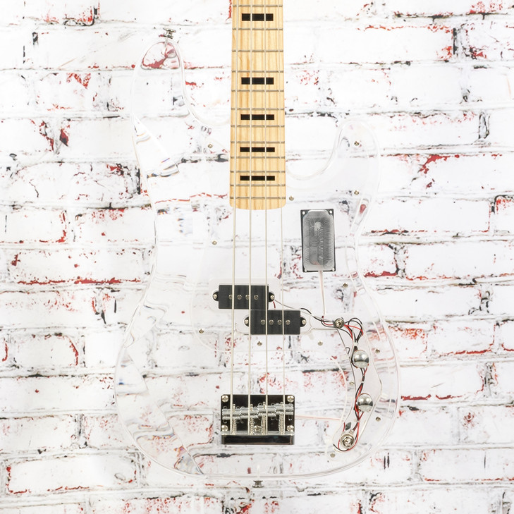 Misc Acrylic Precision Bass Clear Lights Up USED