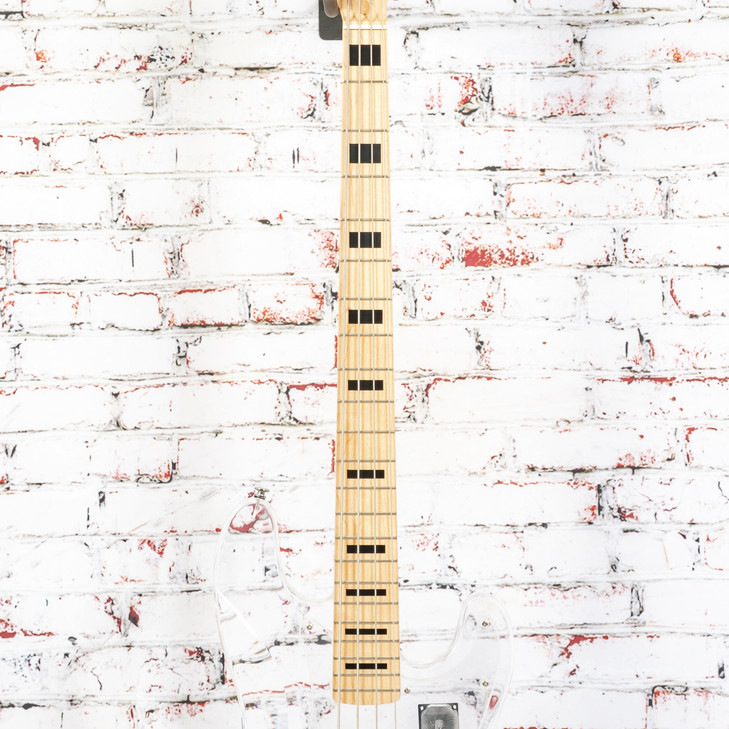 Acrylic Precision Bass Guitar Clear (Lights Up!) -  USED