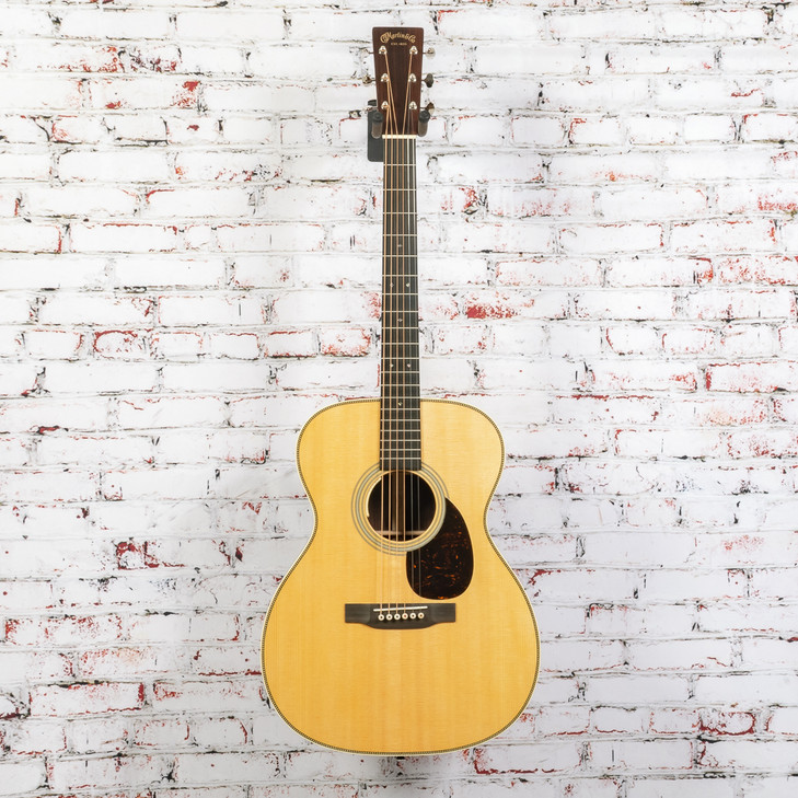 Martin - 2025 OM-28E - Acoustic-Electric Guitar with  LR Baggs Anthem - Natural Aging Toner - with  Hardshell Case - x5905