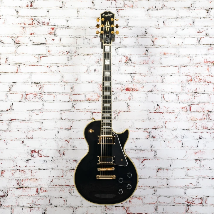 Epiphone - Les Paul Custom Electric Guitar - Ebony - USED