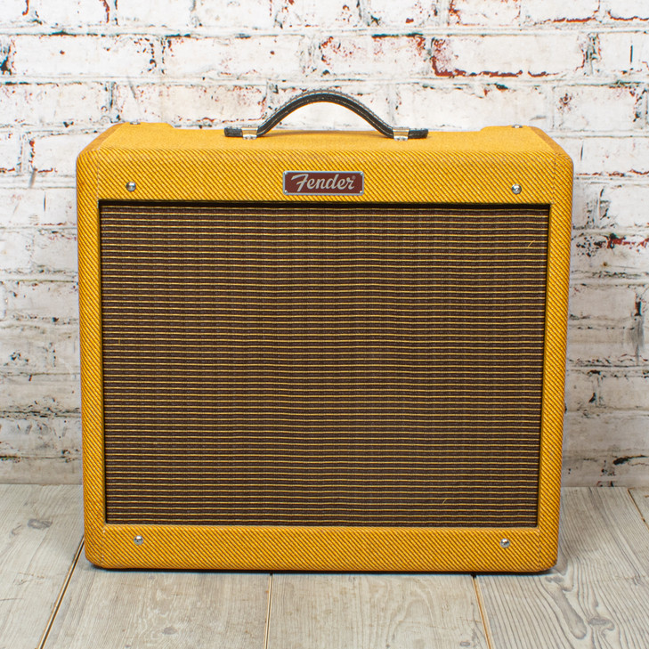 Fender Blues Jr 1x12 15 Watt Tube Guitar Amplifier Lacquered Tweed USED
