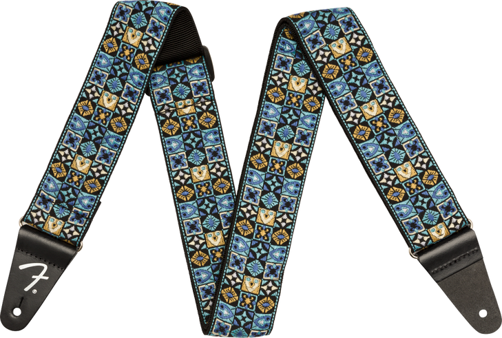 Fender - Woven Guitar Strap - Festival Blue