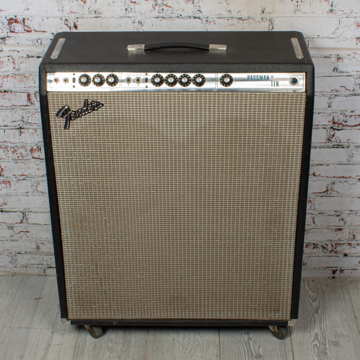 Fender 1977-1978 Bassman Ten 4x10 50W Tube Guitar Combo Amp w/Cover VINTAGE