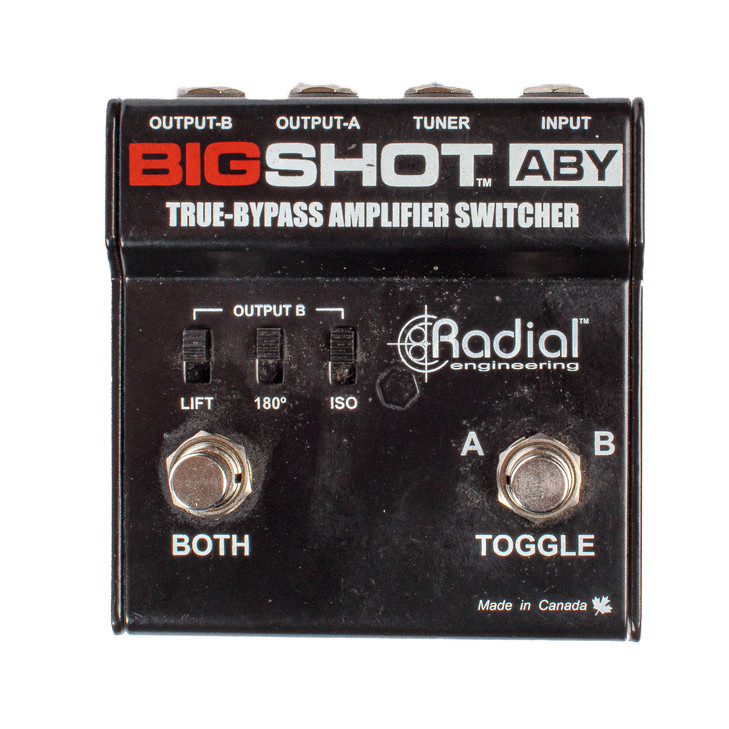 Radial Big Shot ABY V2 True Bypass Amplifier Switcher Pedal USED