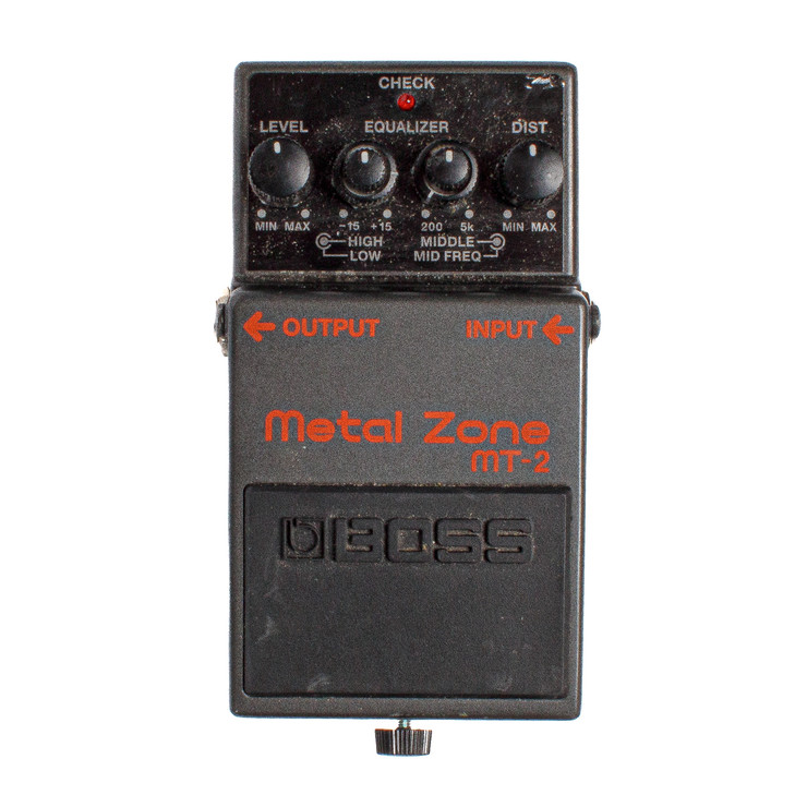 BOS Metal Zone MT2 Distortion Pedal USED