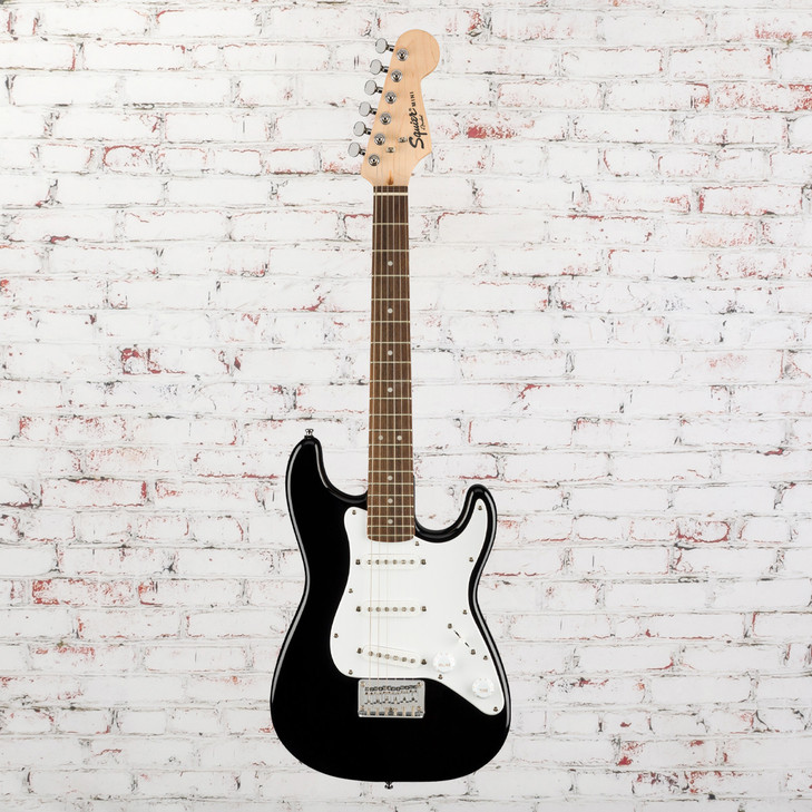 Squier - Mini Stratocaster Electric Guitar - Laurel Fingerboard - Black