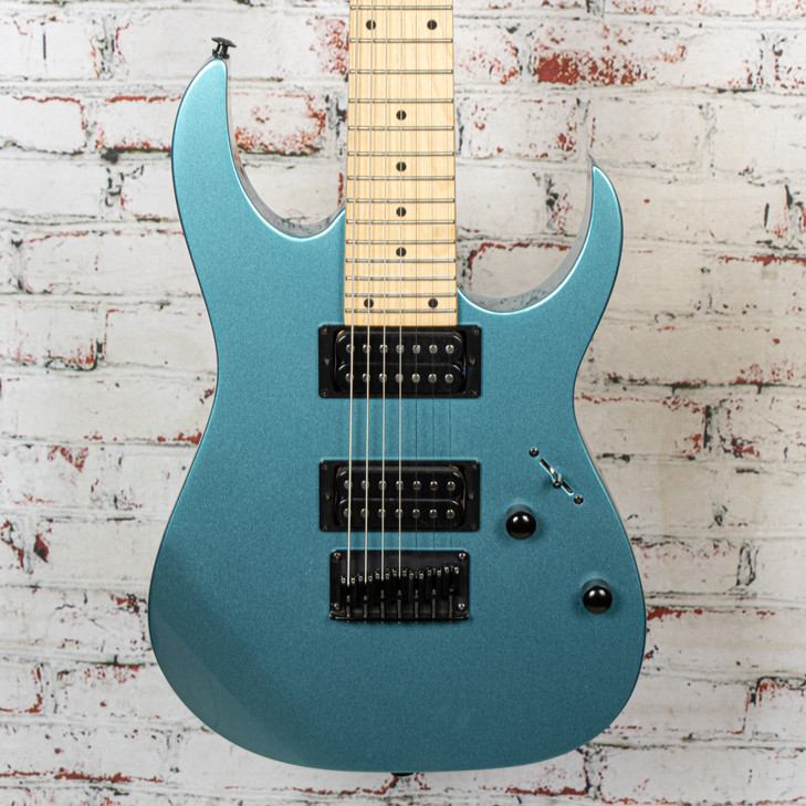 Ibanez 2023 GIO GRG7221M 7 String Metallic Light Blue with Bag USED