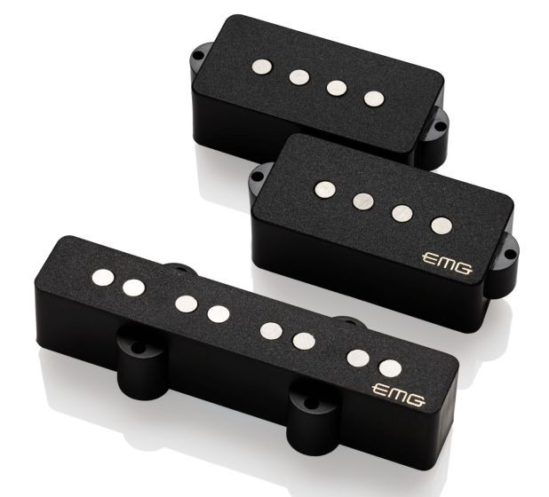 EMG - GZR-PJHZ - Geezer Butler Signature P/J Bass Guitar Pickup Set - Black