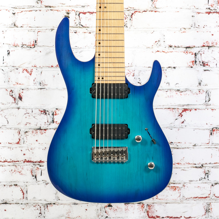 Kiesel DC800 8 String Electric Guitar Night Burst with Bag and Seymour Duncan Alpha Omega PUPs Installed USED