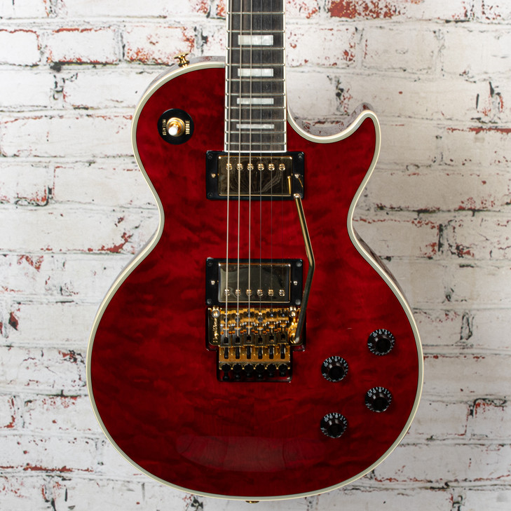 Epiphone 2024 Alex Lifeson Signature Les Paul Custom Axcess Ruby with OHSC USED