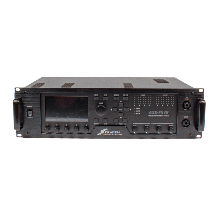 Fractal Axe FX III Mark II Pre Amp and Effects Processor 3U Rack Unit USED