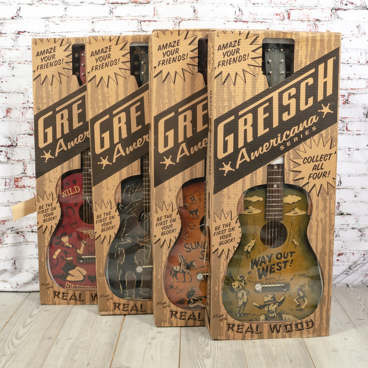Gretsch - 2007 Americana Series Complete Set - 4 Acoustic Guitars - Sealed In Boxes - x1505 - NOS (MMM110230)