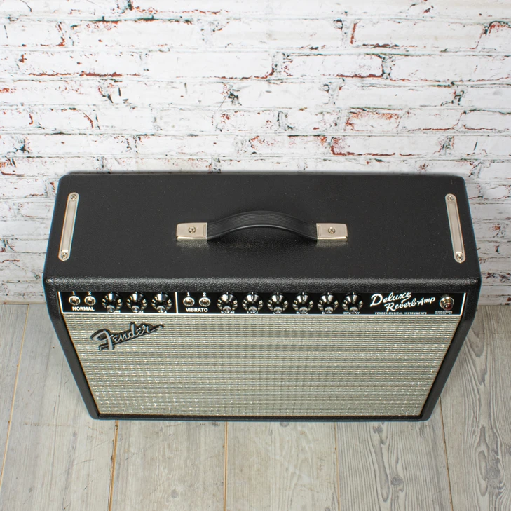 Fender Deluxe Reverb 65 Reissue 1x12 22w Tube Guitar Combo Amp with Cover and FSW USED