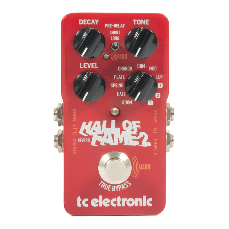 Hall of Fame 2 Reverb Pedal with Box USED