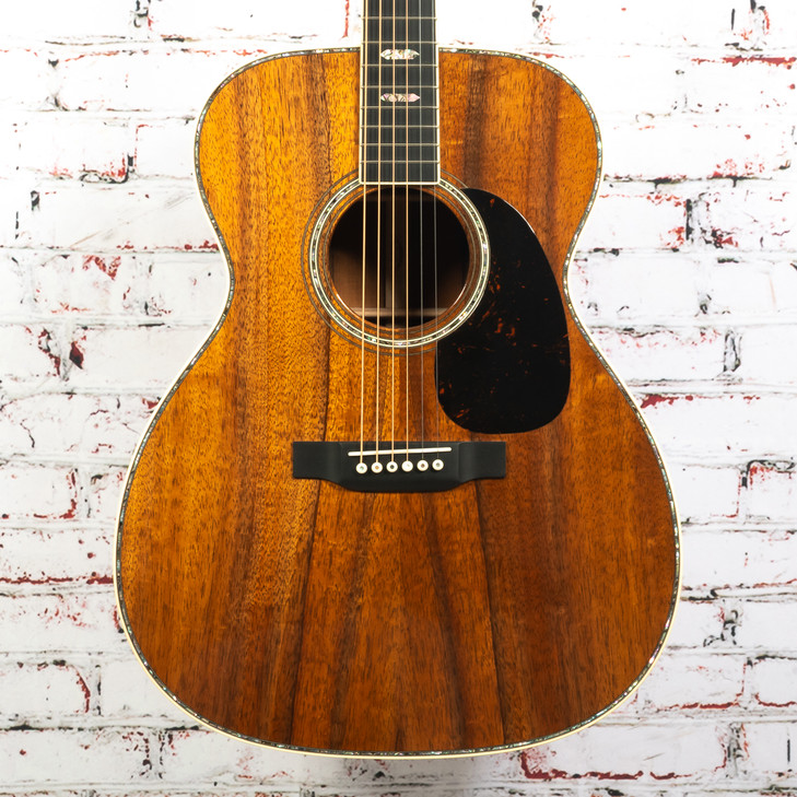 Martin - 2023 Custom Shop J-Size 41 Style Acoustic - Flamed Koa Natural Gloss with OHSC - USED (MMM125747) 