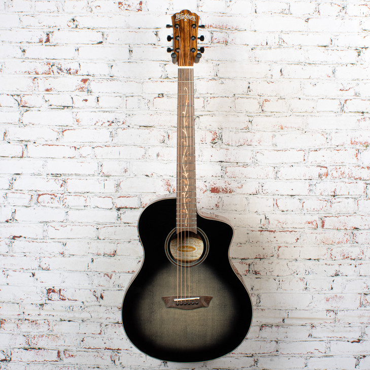 Washburn - Bella Tono Vite S9V BTS9VCECH-D Acoustic Electric Guitar Gloss Charcoal Burst - USED