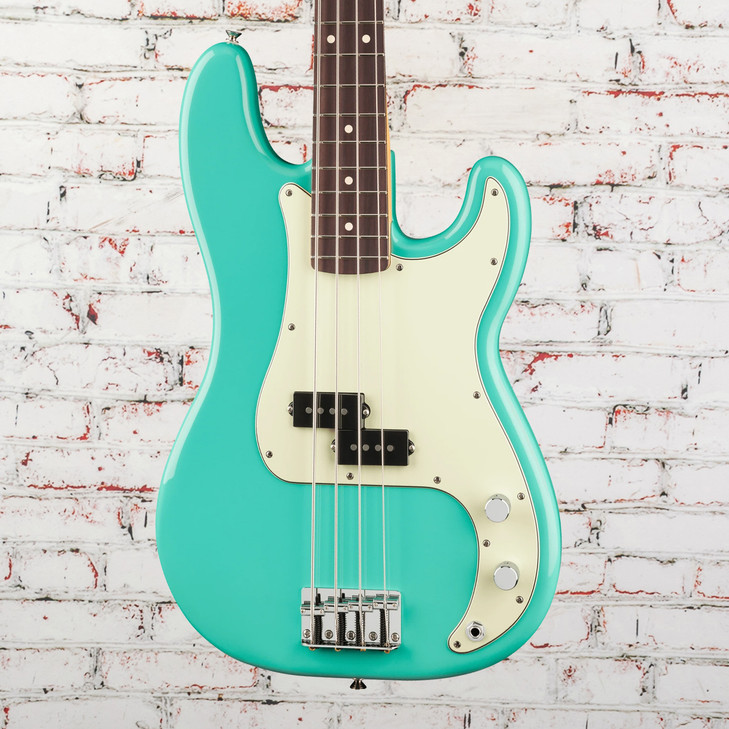 Fender - 75th Anniversary Player II - Precision Bass Guitar w/ Rosewood Fingerboard - Seafoam Green 
