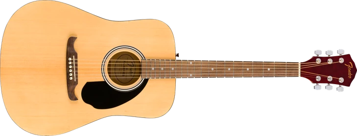 Fender - FA-125 Dreadnought Acoustic Guitar - Walnut Fingerboard - Natural - w/ Gigbag
