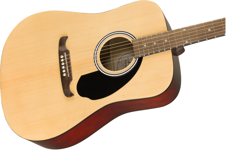 Fender - FA-125 Dreadnought Acoustic Guitar - Walnut Fingerboard - Natural - w/ Gigbag