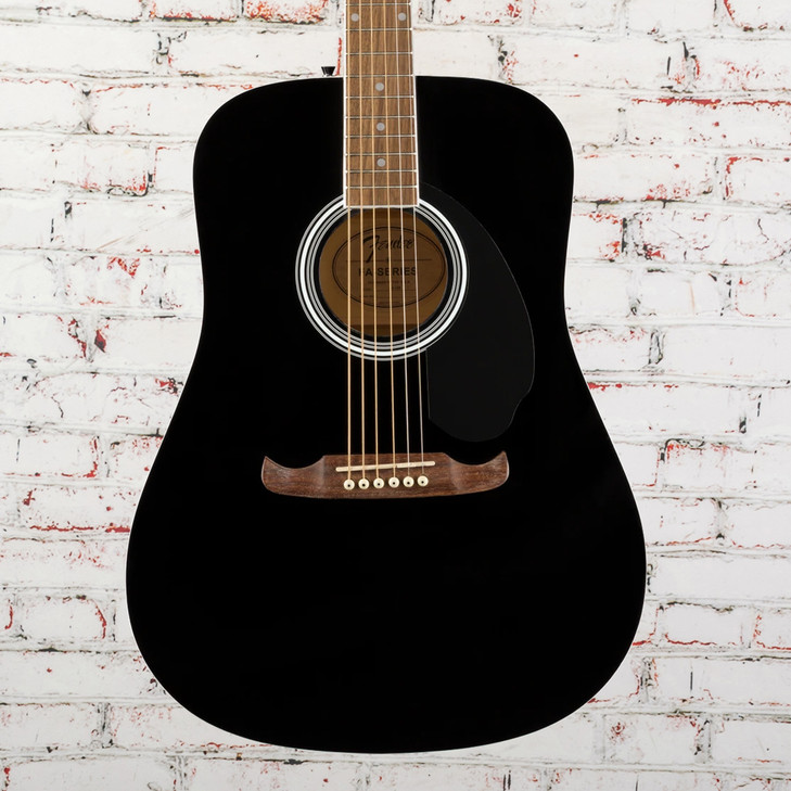 Fender - FA-125 Dreadnought Acoustic Guitar w/ Walnut Fingerboard - Black - w/ Gigbag 
