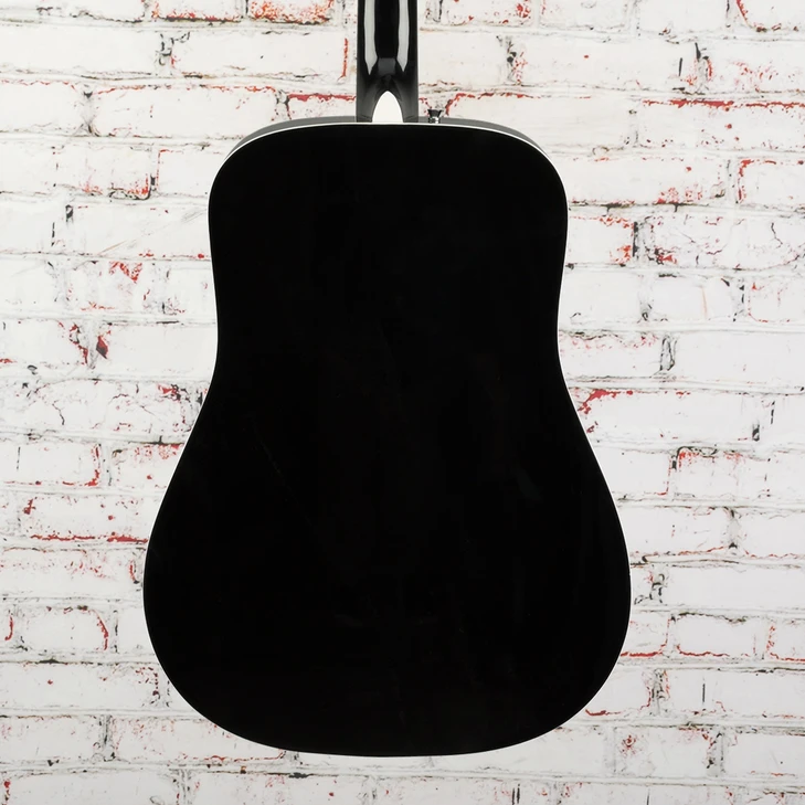 Fender - FA-125 Dreadnought Acoustic Guitar w/ Walnut Fingerboard - Black - w/ Gigbag