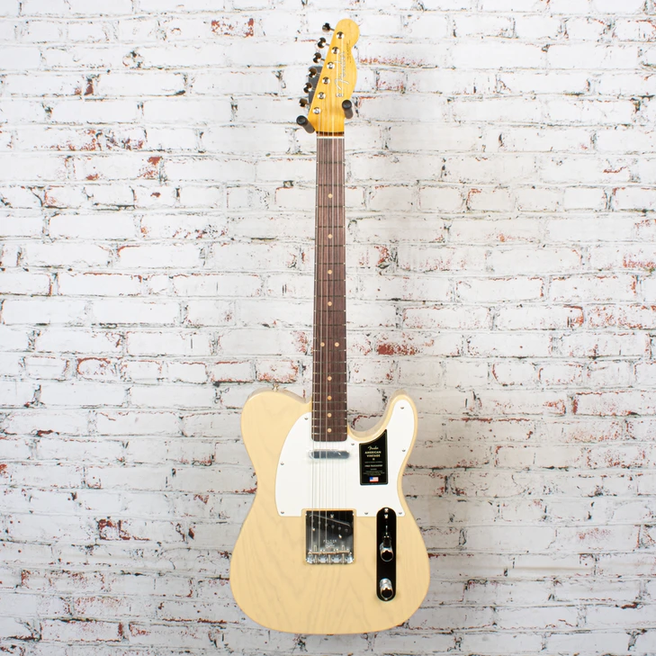 Fender - American Vintage II 1963 - Telecaster Electric Guitar w/ Rosewood Fingerboard - Vintage Blonde - w/ Hardshell Case
