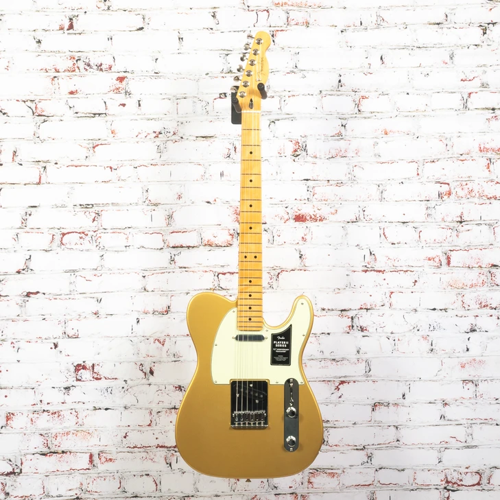 Fender - 75th Anniversary Player II - Telecaster Electric Guitar w/ Maple Fingerboard - Aztec Gold