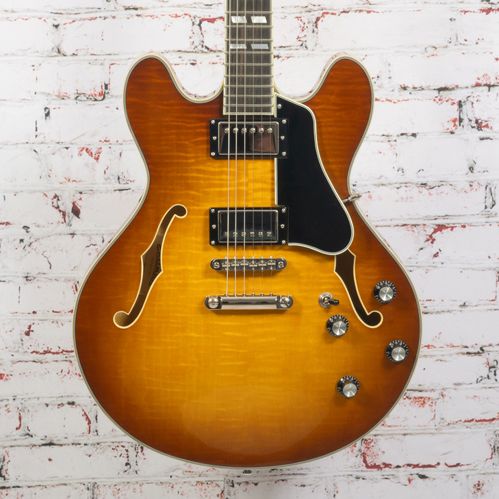 Eastman - 2023 T486-GB Thinline Electric Guitar Goldburst w/OHSC - USED