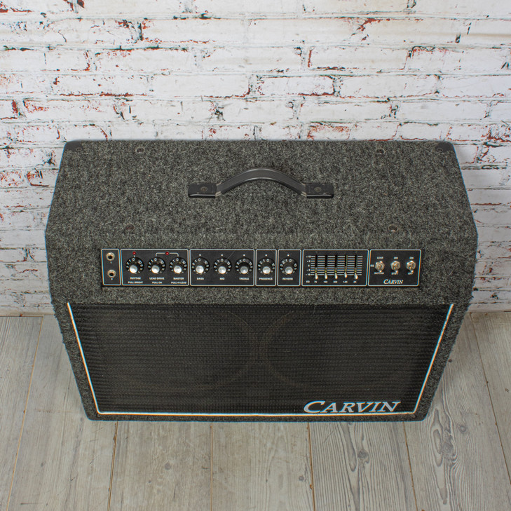 Carvin - XV 2x12 100w Tube Guitar Combo Amp w/FSW and Creamback Speakers Installed -USED