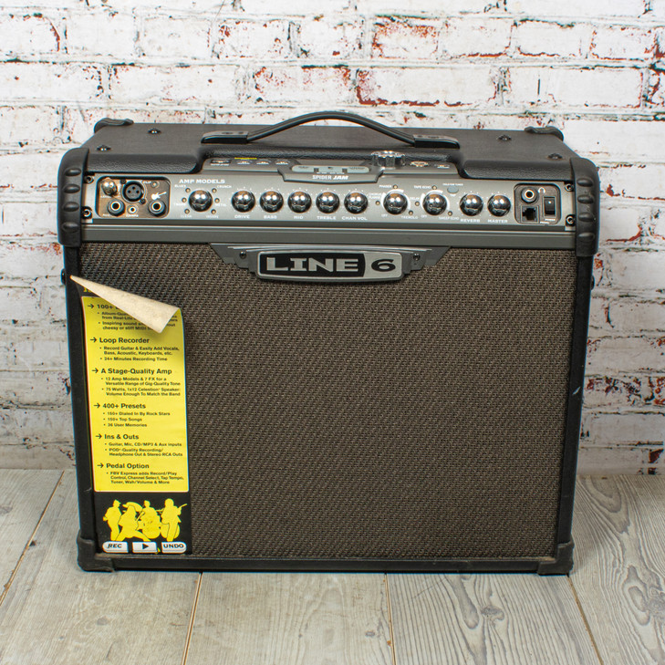 Line 6 Spider Jam1X12 75w Digital Modeling Combo Amp with FSW and Cable USED