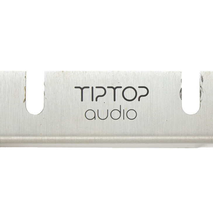 Tiptop Audio - 84hp Happy Ending Kit Rack Brushed Aluminum w/Rails and Flying Bus Ribbon Cable - USED
